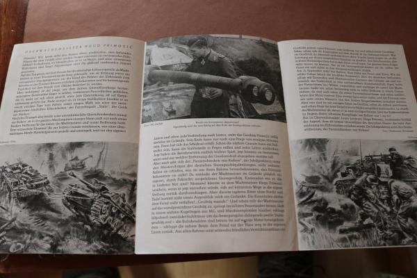 Broschüre Eichenlaubträger des Heeres - Oberwachtmeister Primozic